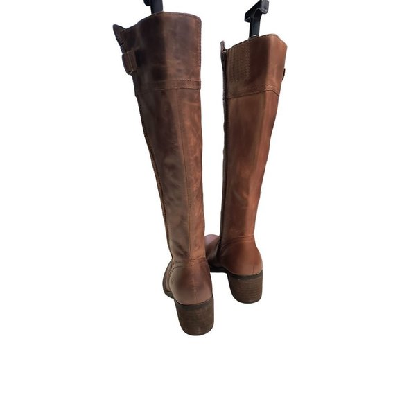 🎁 Born Fannar Leather Knee High Boot New‎ store display Woman's Size 7 - Picture 6 of 16